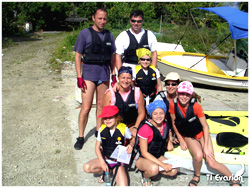vacances guadeloupe randonne kayak famille thromat